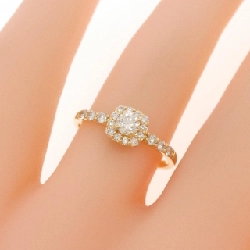 Nhẫn kim cương K18YG 0.158CT - Hàng hiệu Authentic 852811