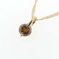 K18YG Solitaire Dây chuyền kim cương 0.2CT - Hàng hiệu Chính hãng 861599