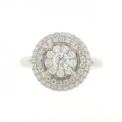 Nhẫn kim cương K18WG 0.84CT 670381