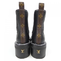 Giày bốt LOUIS VUITTON Monogram Canvas Buckle Loop LV Bober Line - Hàng hiệu Chính hãng 830205