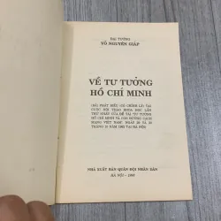 Về tư tưởng hồ chí minh - đại tướng võ nguyên giáp. 10a3 1025768