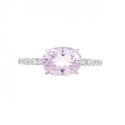 Nhẫn Kunzite PT950 1.66CT - Hàng hiệu Chính hãng 853886