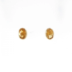 K18YG Citrine Bông tai - Hàng hiệu Chính hãng