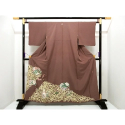 Áo kimono màu sắc lưu giữ, kết hợp với trang phục thăm, của Kakimoto Ichirō, kích thước S - Hàng hiệu Authentic