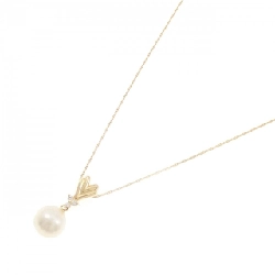 K18YG Ngọc trai Akoya Dây chuyền 7.7mm - Hàng hiệu Chính hãng 857711