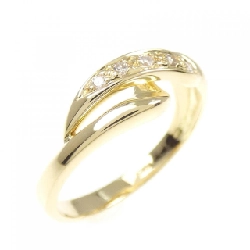 Nhẫn kim cương K18YG 0.05CT