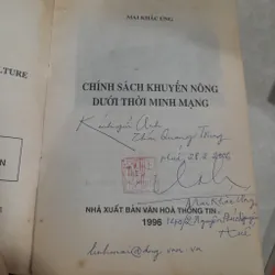 CHÍNH SÁCH KHUYẾN NÔNG DƯỚI THỜI MINH MẠNG - MAI KHẮC ỨNG 556998