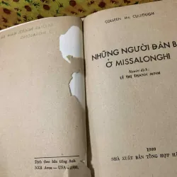 Những người đàn bà ở Missalonghi - Colleen McCullough 688146