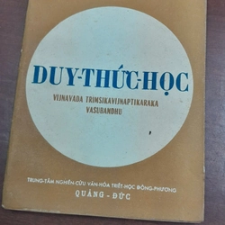 DUY THỨC HỌC - Thích Quảng Liên 271933