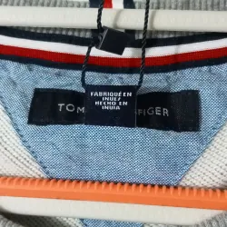 Áo sweater Tommy Hilfiger thêu chữ & logo màu xám 719765