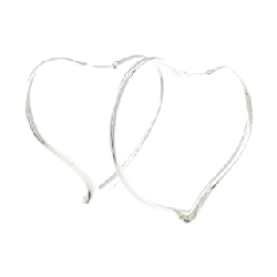 Bông tai hình trái tim mở Tiffany - Hàng hiệu Authentic