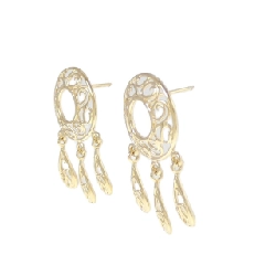 K18YG Bông tai - Hàng hiệu Authentic 872076