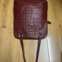 Túi tote nữ 31x35x8 da thật dập vân 2hand 996734