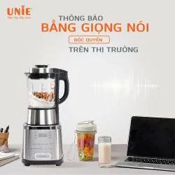 ⭐ Máy làm sữa hạt UNIE V8S – 10 chức năng nấu, thông báo bằng giọng nói 714996
