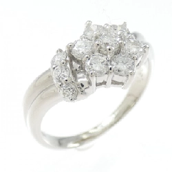 Nhẫn kim cương hoa PT900 0.56CT