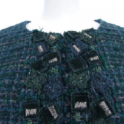 Jacket không cổ CHANEL P44834V32984 - Hàng hiệu Authentic 821436