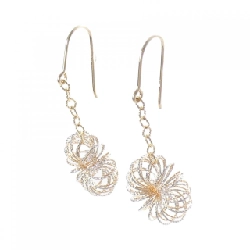 Bông tai hoa ba màu 750 - Hàng hiệu Authentic 872079