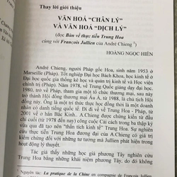 BÀN VỀ THỰC TIỄN CỦA TRUNG HOA CỪNG VỚI FRANCOIS JULLIEN - ANDRÉ CHIENG 540425