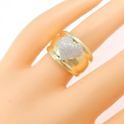 Nhẫn hình trái tim 750YG/750WG - Hàng hiệu Authentic 853973