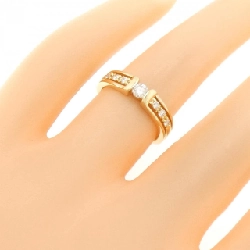 Nhẫn kim cương K18YG 0.20CT 670640