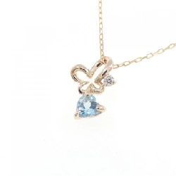 K18PG Blue Topaz Necklace - Hàng hiệu Authentic 859757