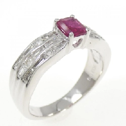 Nhẫn Ruby K18WG 0.40CT - Hàng hiệu Chính hãng