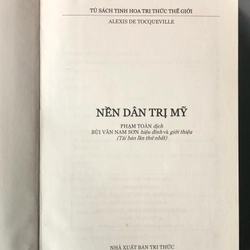 NỀN DÂN TRỊ MỸ - ALEXIS DE TOCQUEVILLE 356375