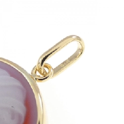 K18YG Mặt dây chuyền ngọc bích - Hàng hiệu Authentic 864725