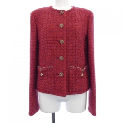 Jacket không cổ CHANEL LOOK7 P75484V60450 23B