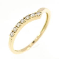 【Sản phẩm mới】Nhẫn kim cương K18YG 0.10CT