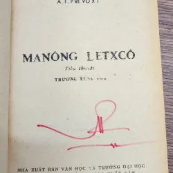 Tiểu thuyết Pháp MANON LESCAUT (Abbé Prévost) 766707