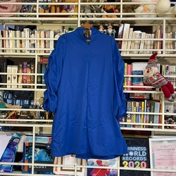 Đầm midi, xanh dương, Size L, còn mới 523152