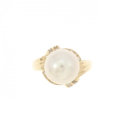 Nhẫn ngọc trai Akoya K18YG 9.4mm 673089