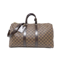Túi xách Boston Louis Vuitton Damier Keepall Bandoulière 45cm N41428 - Hàng hiệu Chính hãng