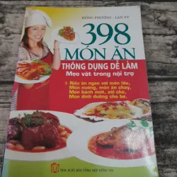 398 MÓN ĂN dễ làm- Món lẩu, ăn chay, mứt xôi chè, cháo cho bé. TG Hồng Phượng, Lan Vy