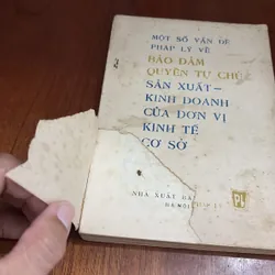 II Một Số Vấn Đề Pháp Lý Bảo Đảm Quyền Tự Chủ Sản Xuất Kinh Doanh Của Đơn Vị Kinh Tế Cơ Sở 664176