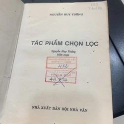 TÁC PHẨM CHỌN LỌC - Nguyễn Huy Tưởng 279088