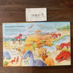 Sách ngoại văn See Inside the World of Dinosaurs, Used, Bìa cứng, Lật mở 756493