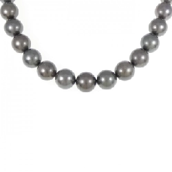 Mặt dây chuyền bạc với ngọc trai đen 8-12mm - Hàng hiệu Authentic