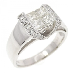 Nhẫn kim cương K18WG 0.80CT