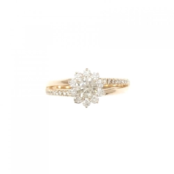 Nhẫn kim cương hoa K18PG 0.60CT 665356