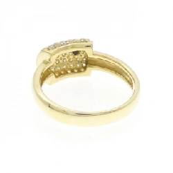 Nhẫn kim cương Pavé K18YG 0.55CT - Hàng hiệu Chính hãng 852902