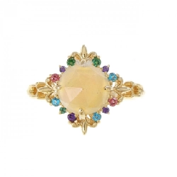 Nhẫn đá màu K18YG - Hàng hiệu Authentic 854794