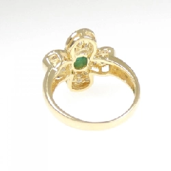 Nhẫn Emerald K18YG Hoa 0.61CT - Hàng hiệu Chính hãng 855316