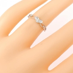 Nhẫn kim cương hình trái tim K10WG - Hàng hiệu Authentic 854012