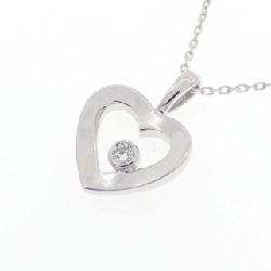 K10WG Dây chuyền kim cương hình trái tim 0.07CT - Hàng hiệu Chính hãng 859063