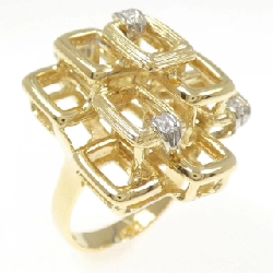 Nhẫn kim cương 18KYG