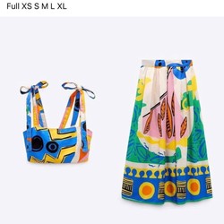 Set hoa zara size S chính hãng mặc 1 lần còn mới