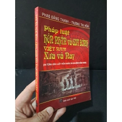 Pháp luật hôn nhân và gia đình Việt Nam xưa và nay mới 80% ố, có mộc tên, chữ ký 2000 Phan Đăng Thanh - Trương Thị Hòa HCM1804 GIÁO TRÌNH, CHUYÊN MÔN Blogmeo 27525