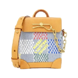 Túi đeo vai Louis Vuitton LV Bản (Denim Damier) Nano Steamer N00190